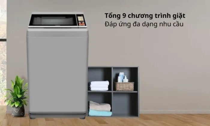 9 chế độ giặt, đáp ứng đa dạng nhu cầu